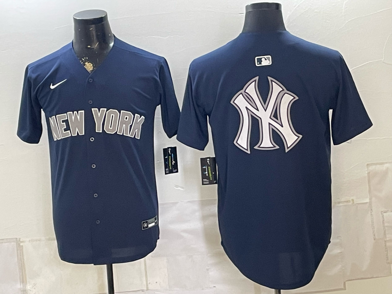 Men 2026 New York Yankees blank blue Nike MLB Jersey 08291001